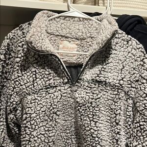 Altar'd State Gray Sherpa Jacket